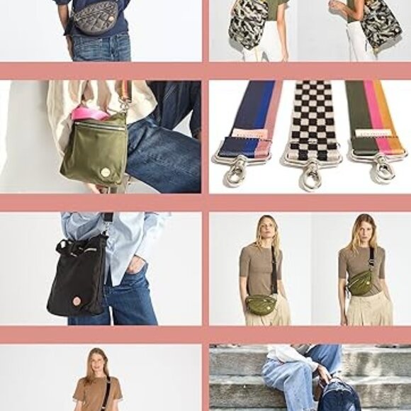 ShortyLOVE Amuse Medium Crossbody Bag - Womens Stylish Nylon Everyday Handbag - Picture 9 of 9